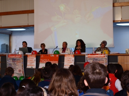 da sinistra: Fedele Congedo, Elena Tropeano, Rita Toscano, Roberta Forte, Maria Sasso
